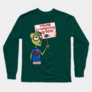 Vegan Zombie Long Sleeve T-Shirt